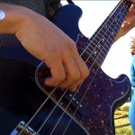 Jesse, his bass, and Natalia of Social Studies